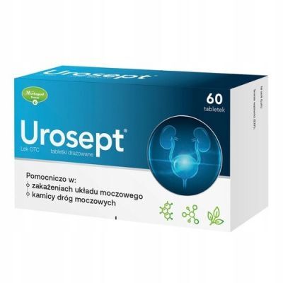 UROSEPT 60 tabletek, lek na drogi moczowe