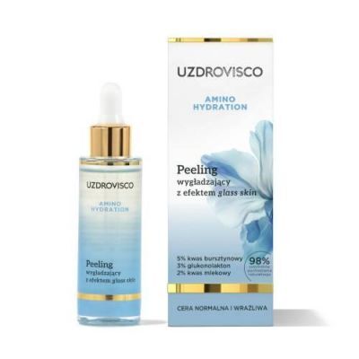 UZDROVISCO Amino Hydration Peeling wygładzający z efektem glass skin, 30ml