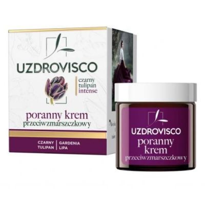 UZDROVISCO Czarny Tulipan Intense Poranny krem przeciwzmarszczkowy, 50ml