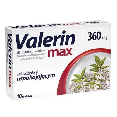 Valerin Max 360 mg, 10 tabl. powl.