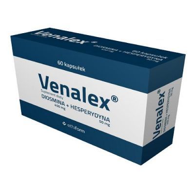 VENALEX 500 mg 60 kapsułek ciężkość nóg, żylaki