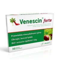 VENESCIN FORTE 30 tabletek na niewydolność żylną