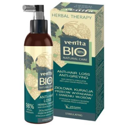 VENITA Bio Natural Care Anti Hair Loss Ziołowa kuracja przeciw wypadaniu i siwieniu włosów, 200ml