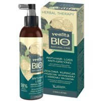 VENITA Bio Natural Care Anti Hair Loss Ziołowa kuracja przeciw wypadaniu i siwieniu włosów, 200ml
