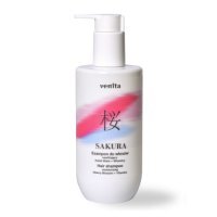 Venita Sakura Szampon nawilżający do włosów z kwiatem wiśni i witaminami, 300 ml