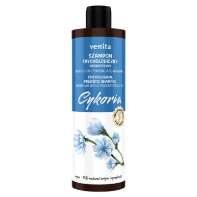 VENITA Trychologiczny szampon prebiotyczny do wrażliwej skóry głowy z cykorią, 300 ml
