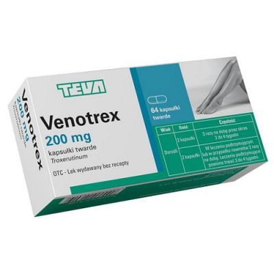 VENOTREX 200 mg 64 kapsułki