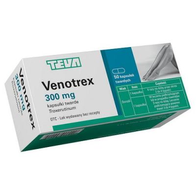 VENOTREX 300 mg 50 kapsułek