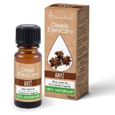 Vera Nord Olejek eteryczny Anyż, 10 ml KRÓTKA DATA 14.01.2026