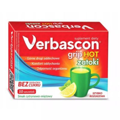 Verbascon Grip Hot Zatoki, 10 sasz.