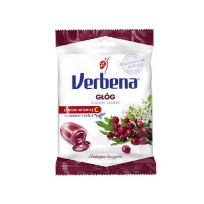 VERBENA GŁÓG cukierki ziołowe 60 g