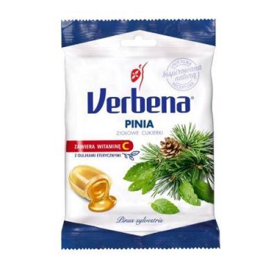 VERBENA PINIA Z WITAMINĄ C cukierki ziołowe, 60 g