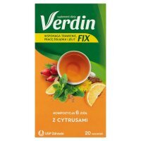 VERDIN FIX z Cytrusami 20 saszetek