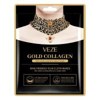 Veze Gold Collagen Liftingująca maseczka do pielęgnacji skóry szyi, 25 ml