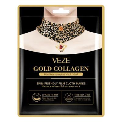 Veze Gold Collagen Liftingująca maseczka do pielęgnacji skóry szyi, 25 ml