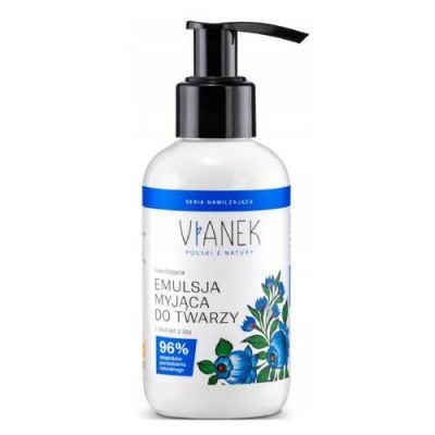 VIANEK Nawilżająca emulsja myjąca do twarzy, 150 ml