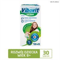 VIBOVIT UCZEŃ WITAMINY + ŻELAZO 30 tabletek do ssania
