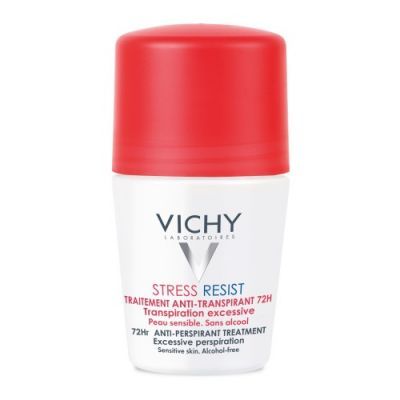 VICHY ANTI-TRANSPIRANT STRES RESIST 72H intensywna kuracja przeciw poceniu 50 ml (CZERWONY)