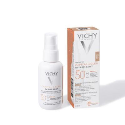 VICHY Capital Soleil UV-Age Daily Tined Koloryzujący fluid przeciwsłoneczny SPF50+, 40ml