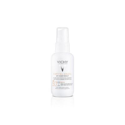VICHY CAPITAL SOLEIL UV AGE Fluid przeciw fotostarzeniu się skóry SPF50+, 40ml KRÓTKA DATA 31.07.2026
