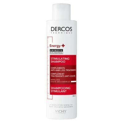 Vichy Dercos Energy+ Szampon wzmacniający z Aminexilem przeciw wypadaniu włosów, 200 ml