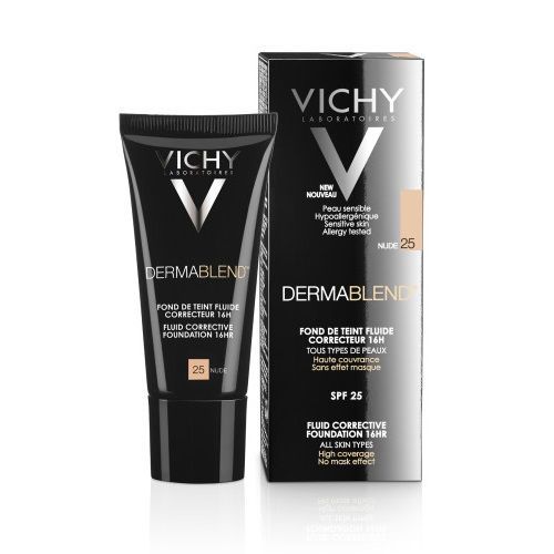 Vichy Dermablend Fluid Make-up 25 - Nude 30 ml | Orange 