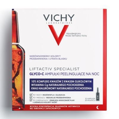 VICHY LIFTACTIV GLYCO-C Kuracja przeciw przebarwieniom na noc 10 ampułek po 1,8 ml