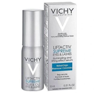 VICHY LIFTACTIV Serum 10 przeciwzmarszczkowe serum pod oczy, wzmacniające rzęsy - 15 ml