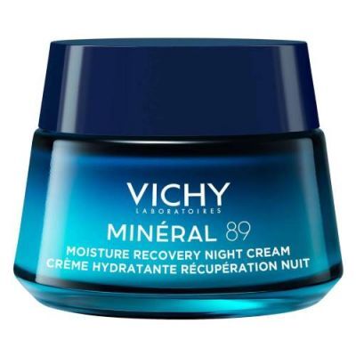 Vichy Mineral 89 Nawilżająco-regenerujący krem na noc z melatoniną, 50 ml