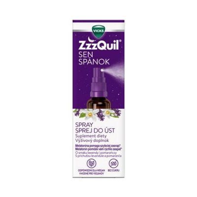 Vicks ZzzQuil SEN Spray z melatoniną, 30ml KRÓTKA DATA 30.04.2026