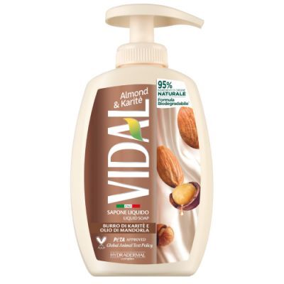 Vidal Almond & Karite Mydło w płynie Migdał i Masło Shea, 300 ml