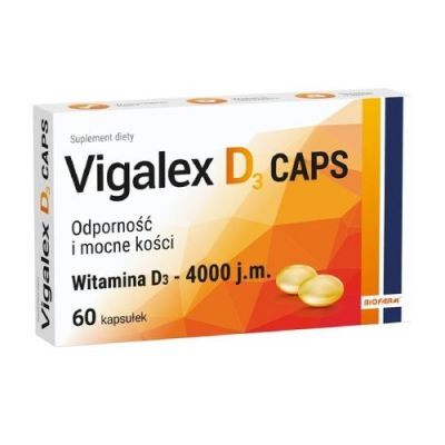 Vigalex D3 Caps 4000 j.m., 60 kapsułek