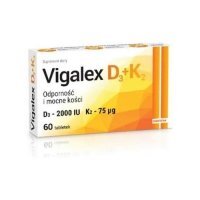 VIGALEX D3 + K2 60 tabletek