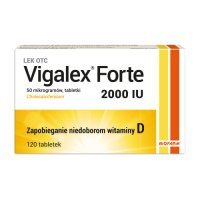 VIGALEX FORTE 2000 I.U.120 tabletek, niedobór witamin