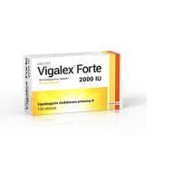 VIGALEX FORTE 2000 I.U.120 tabletek, niedobór witamin