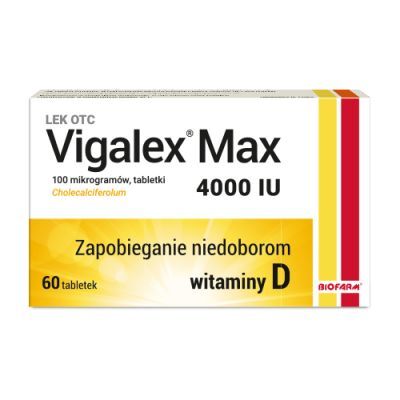 VIGALEX MAX 4000 I.U. 60 tabletek witamina D