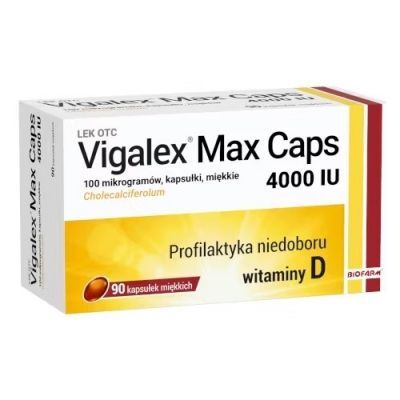 Vigalex Max Caps 4000 IU, 90 kaps.