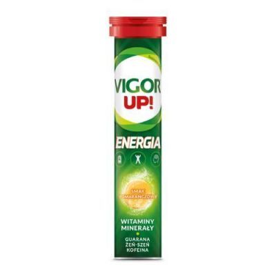 VIGOR UP! Energia smak pomarańczowy, tabletki musujące, 20 szt.