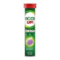 Vigor UP! Energia tabletki musujące o smaku owoców leśnych, 20 szt.