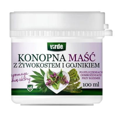 VIRDE KONOPNA maść z żywokostem i gojnikiem 100 ml