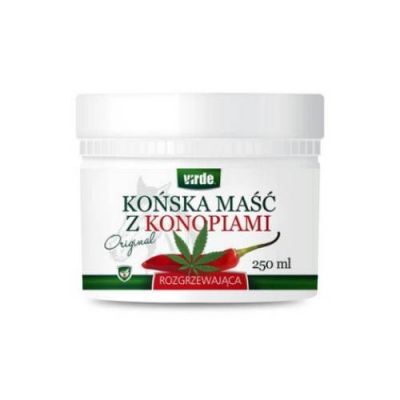VIRDE KOŃSKA Maść z Konopiami rozgrzewająca 250 ml