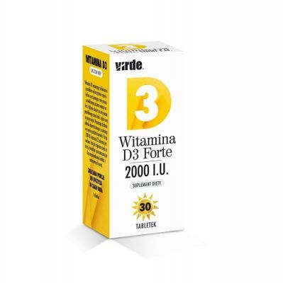 VIRDE Witamina D3 Forte 2000 IU 30 tabletek