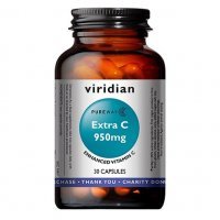 Viridian Extra C 950 mg (Witamina C) 30 kapsułek