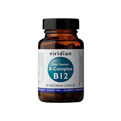 VIRIDIAN HIGH TWELVE B-COMPLEX B12 30 kapsułek