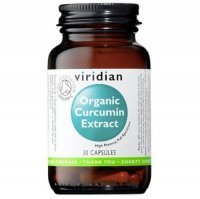 VIRIDIAN Organic Kurkumin extract ekstrakt z korzenia kurkumy 30 kapsułek