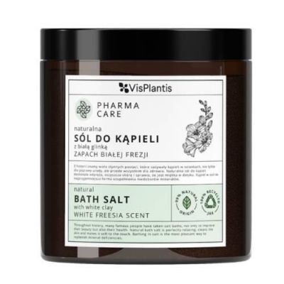 Vis Plantis Pharma Care Sól do kąpieli z białą glinką Biała Frezja, 800g