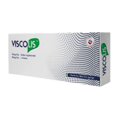 Viscolis ampułkostrzykawka z kwasem hialuronowym i L-Proliną, 2 ml