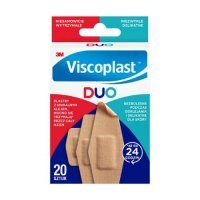 VISCOPLAST Duo Plastry z mocnym klejem, delikatne dla skóry, 20 szt.