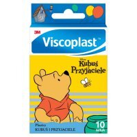 VISCOPLAST KUBUŚ i PRZYJACIELE Plastry dla dzieci 10 sztuk