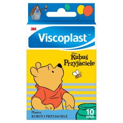 VISCOPLAST KUBUŚ i PRZYJACIELE Plastry dla dzieci 10 sztuk
